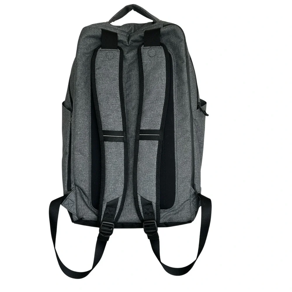 Lululemon Core Backpack 2.0 20L Athleisure Gym Active Commute Laptop Pocket Gray